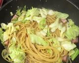 キャベツとベーコンの和風パスタ作り方6写真
