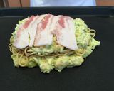 麺をサンドでモダン焼き！作り方6写真