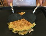 麺をサンドでモダン焼き！作り方7写真