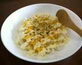 電子レンジdeマヨぽんタマゴご飯♪作り方4写真