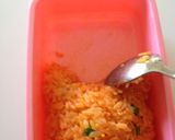 キャラ弁 チキンライスでジバニャン作り方2写真
