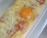 手抜き？時短？レンジで簡単カルボナーラ♪作り方3写真