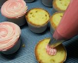 ＊カップケーキのアレンジフラワー＊作り方10写真
