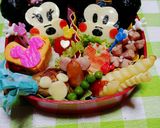 キャラ弁♪ミッキー＆ミニー作り方7写真