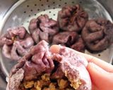 マクロビ・ベジ肉まん★(紫芋粉入り)作り方7写真