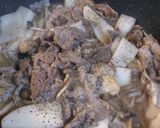 ♪長芋ときのこのバター醤油焼き♪作り方6写真