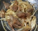 砂肝ともやしの生姜焼き作り方7写真