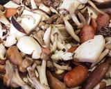 沢山きのこで☆チーズバター醤油パスタ作り方2写真
