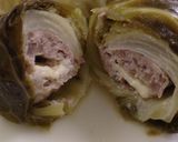 鶏と豚肉のチーズインロールキャベツ作り方6写真