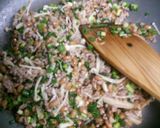 納豆挽き肉炒め作り方6写真