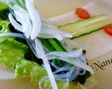 無塩料理☆ピーラー大根で生春巻き♪皮無し作り方3写真