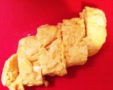お弁当に簡単！巻かない玉子焼き☻作り方4写真