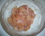 鶏のﾑﾈ肉と豆腐とろっと煮作り方1写真