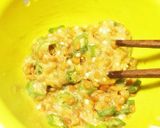 簡単♪ネギ味噌オクラ揚げ納豆☆作り方4写真