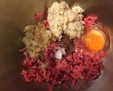 胃袋わしづかみのロコモコ丼作り方3写真