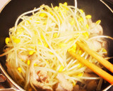 ご飯がすすむ！もやしと鶏皮の甘辛味♡作り方7写真