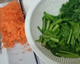 美肌に…♡豆腐と菜ばなのにんじん餡掛け作り方2写真