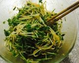 レンジで3分！もやしと豆苗の旨辛♡作り方7写真
