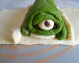 HBで♪金太郎飴〜くまちゃん食パン作り方9写真