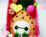 簡単キャラ弁❃ベイマックス♡りんご作り方8写真