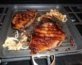 モモ肉のステーキ弁当作り方1写真
