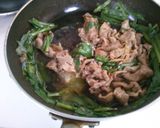 簡単 早い！ 牛肉 ニラの 胡麻油炒め♪作り方5写真