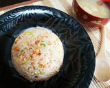 フレークで簡単ぱらぱら安上がり！鮭炒飯★作り方4写真