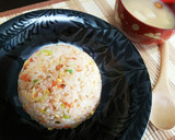 フレークで簡単ぱらぱら安上がり！鮭炒飯★作り方4写真
