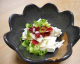 簡単☆長芋の梅ポン和え作り方4写真