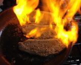 牛肉のステーキ、みぞれソース掛け作り方7写真