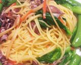 簡単！ホタルイカと春野菜のパスタ作り方8写真