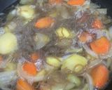 油揚げと麩で節約〜！肉なし肉じゃが作り方5写真