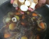 油揚げと麩で節約〜！肉なし肉じゃが作り方6写真