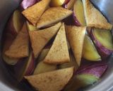 さつまいもとさつま揚げの煮物☆作り方3写真