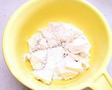 お豆腐の白玉だんご 胡麻味ときなこ味作り方1写真