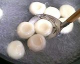 お豆腐の白玉だんご 胡麻味ときなこ味作り方7写真