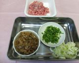 たまり醤油香る搾菜チャーハン作り方1写真