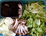 もずく＆春キャベツのおからグラタン♪作り方1写真