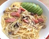 豆腐クリームでヘルシーカルボナーラ風♪作り方5写真