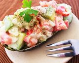 新玉ねぎでシャキシャキ!アボカドサラダ作り方4写真