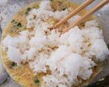 子供とランチ 卵かけ焼きごはん作り方3写真