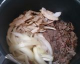 簡単！新ごぼうの牛丼(*´∇｀*)作り方2写真