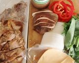 サラダほうれん草と焼き生椎茸ジャーサラダ作り方2写真