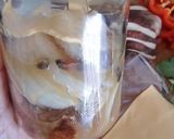 サラダほうれん草と焼き生椎茸ジャーサラダ作り方3写真