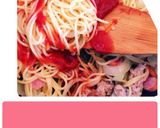 全ていっぺんにまとめる☆カニとナポリタン作り方4写真