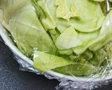 レンジで簡単！まるっと柚子で蒸しキャベツ作り方4写真