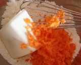 後期離乳食♪豆腐と人参のパンケーキ♡作り方2写真