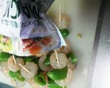 スナップえんどうとえびの串焼き作り方4写真