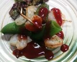 スナップえんどうとえびの串焼き作り方6写真