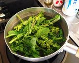 春のランチに♪菜の花ピザ作り方1写真